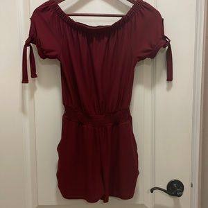 Maroon romper